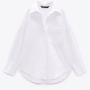 White Zara Button Up